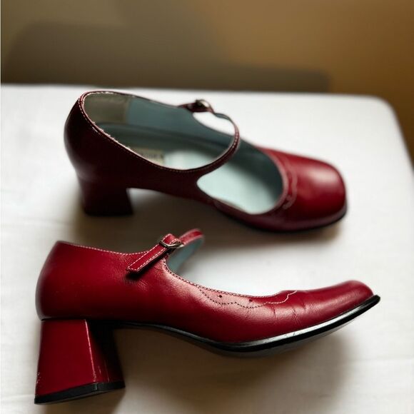Steve Madden Red Mary Jane Heels - Picture 7 of 8